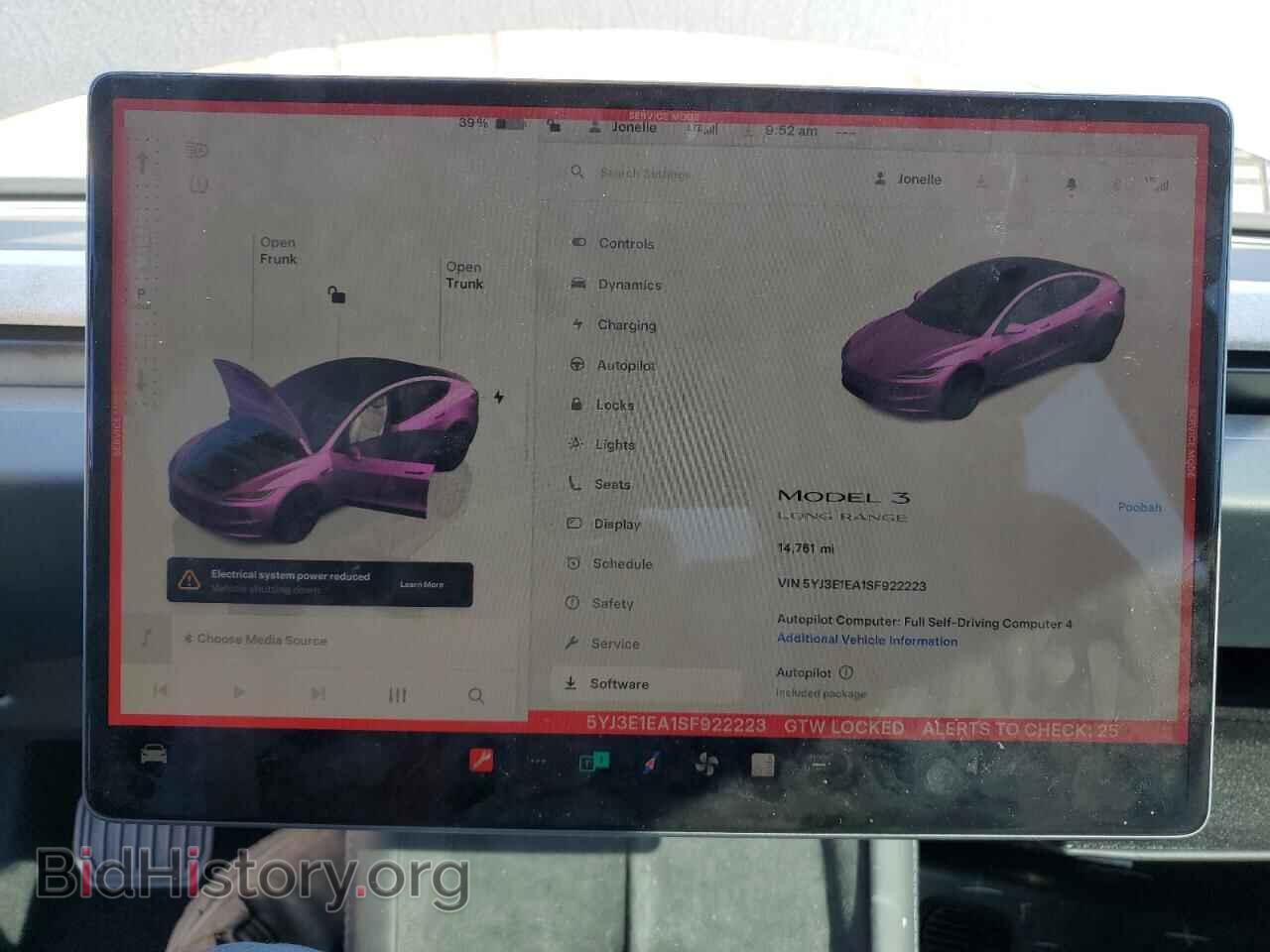 2025 TESLA MODEL 3 - VIN: 5YJ3E1EA1SF922223 - Фото 9