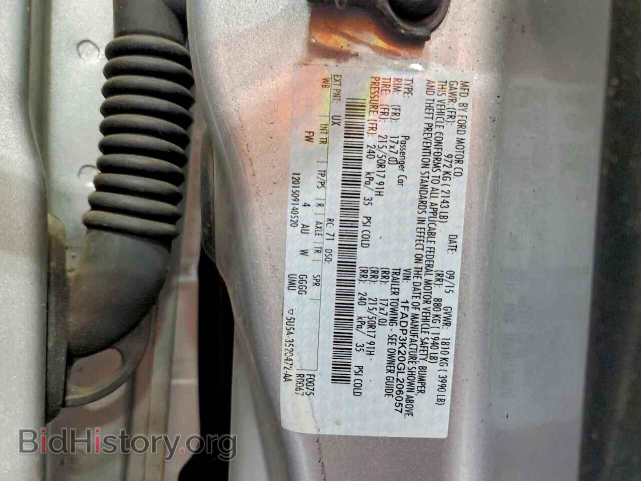 2016 FORD FOCUS - VIN: 1FADP3K20GL206057 - Photo 12