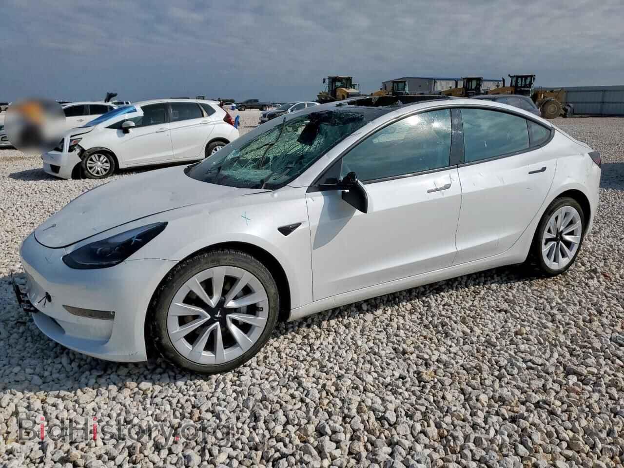 Photo 5YJ3E1EB7MF980560 - TESLA MODEL 3 2021