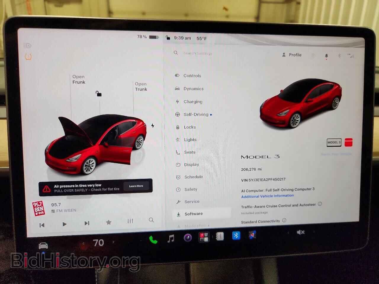 2023 TESLA MODEL 3 - VIN: 5YJ3E1EA2PF450217 - Photo 9