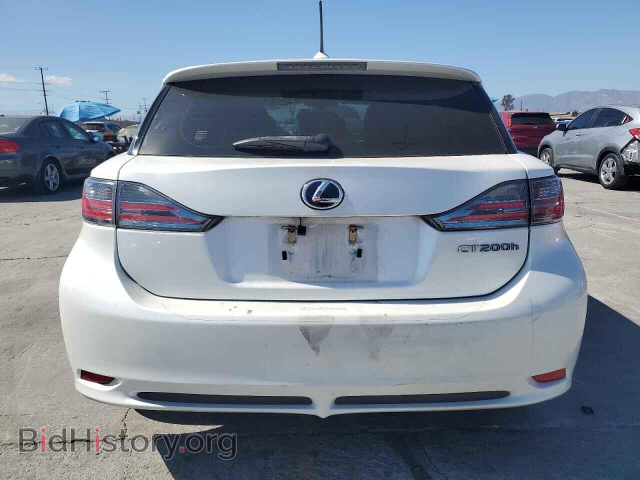 2012 LEXUS CT 200 - VIN: JTHKD5BH9C2102899 - Фото 6
