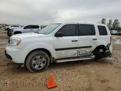 2013 Honda PILOT Pilot LX, белый — VIN 5FNYF3H29DB016097, Copart