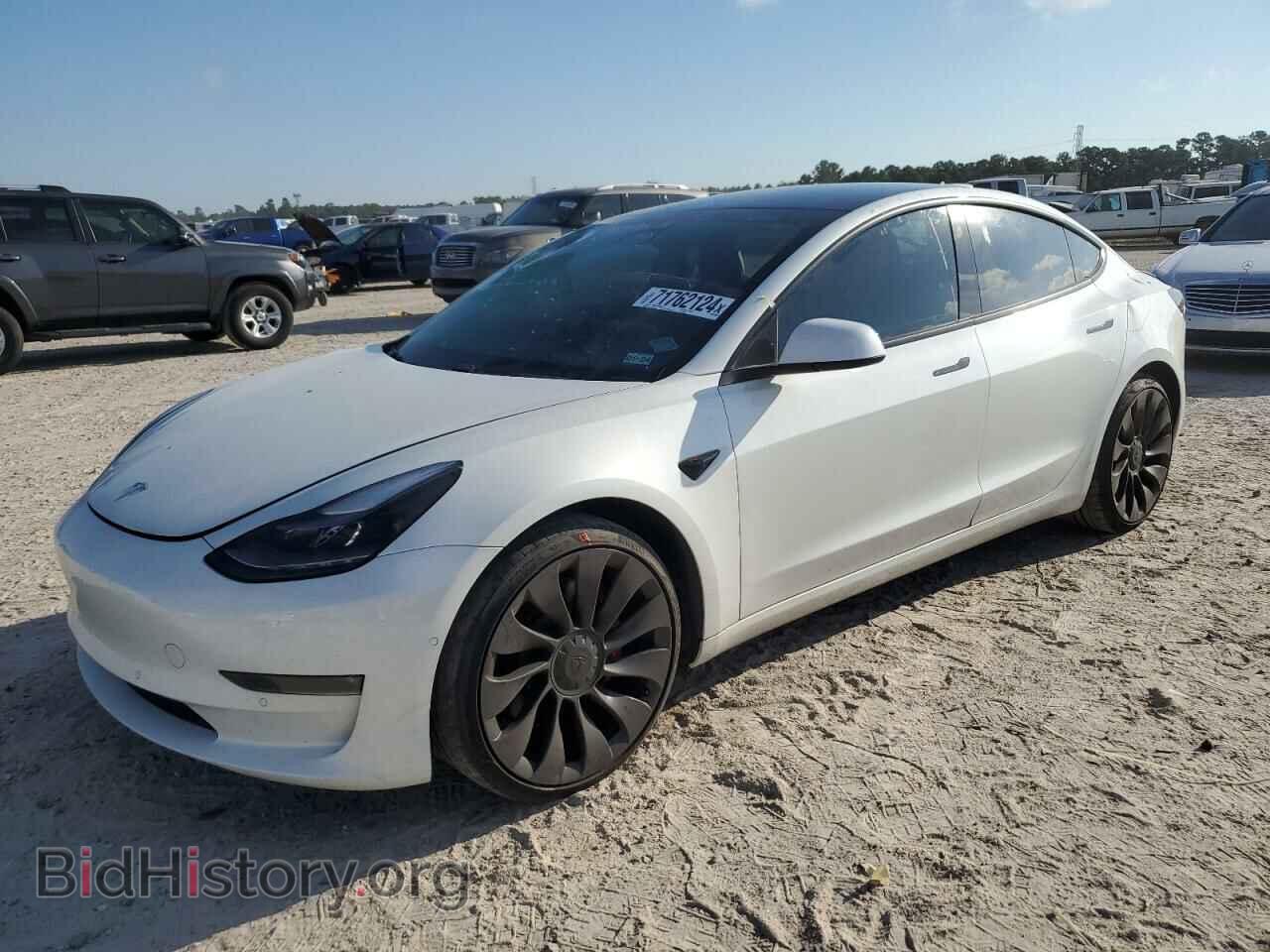 Photo 5YJ3E1ECXMF044795 - TESLA MODEL 3 2021