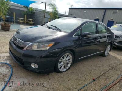 2010 Lexus HS HS 250h, черный — VIN JTHBB1BA9A2025210, Copart