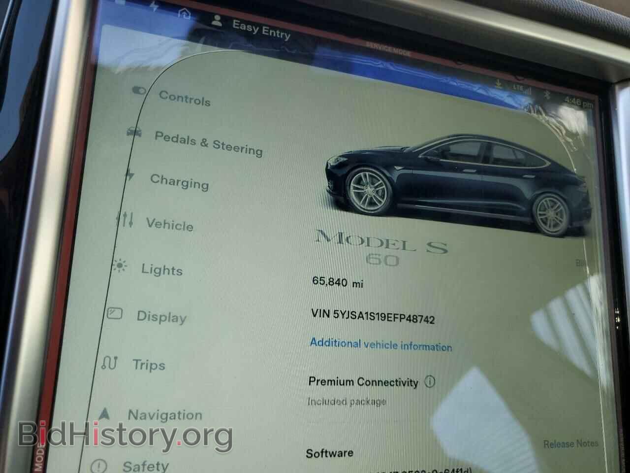 2014 TESLA MODEL S - VIN: 5YJSA1S19EFP48742 - Photo 9
