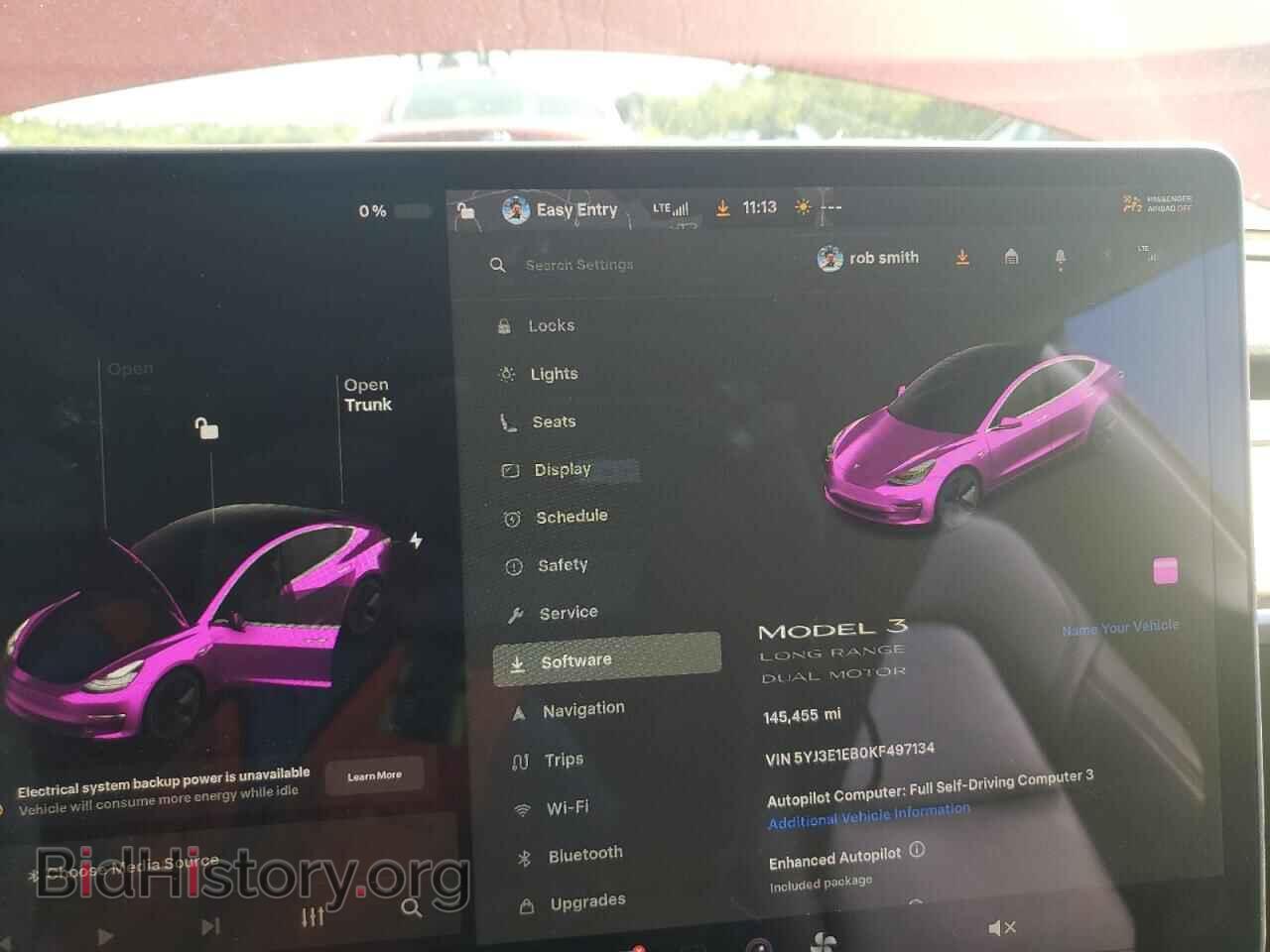 2019 TESLA MODEL 3 - VIN: 5YJ3E1EB0KF497134 - Photo 9