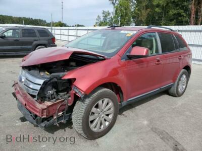2007 Ford EDGE Edge SEL P, burgundy — VIN 2FMDK39C47BA56523, Copart