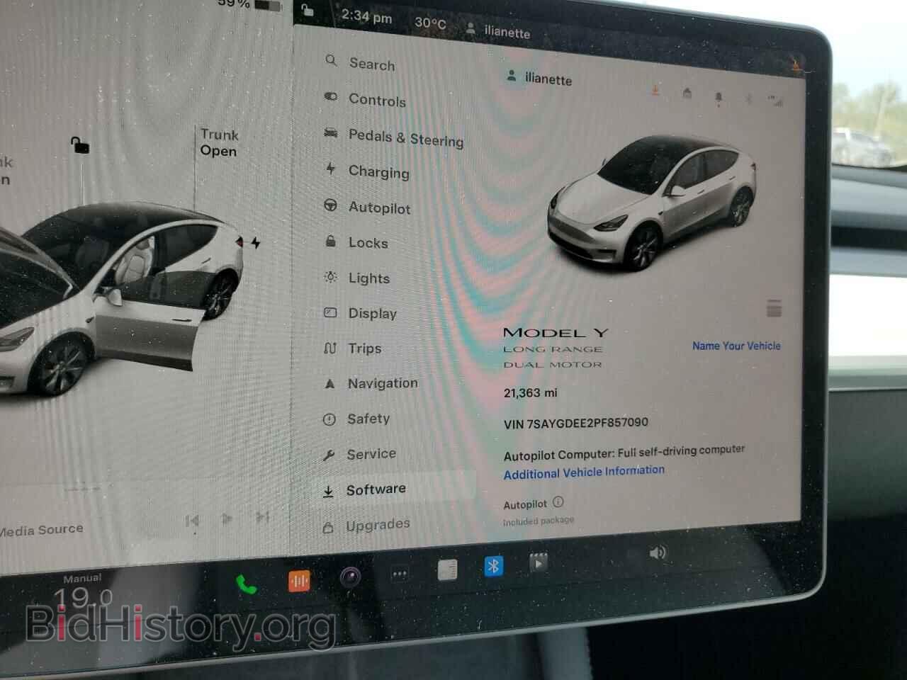 2023 TESLA MODEL Y - VIN: 7SAYGDEE2PF857090 - Photo 9