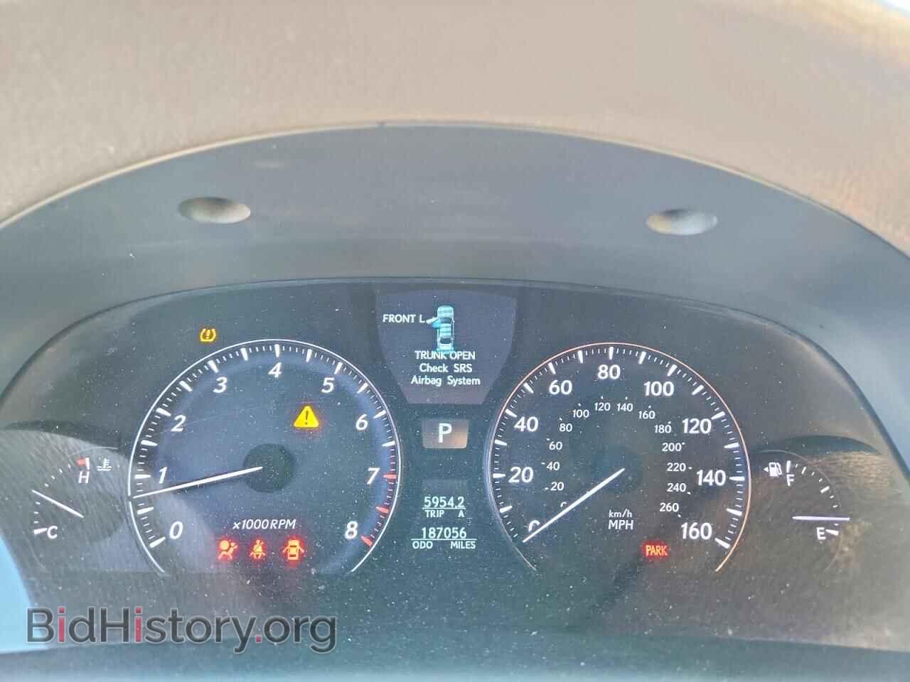 2007 LEXUS LS460 - VIN: JTHBL46F875031947 - Фото 9