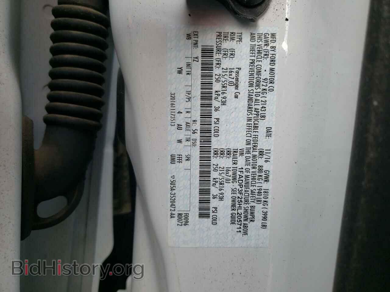 2017 FORD FOCUS - VIN: 1FADP3F25HL205711 - Photo 12