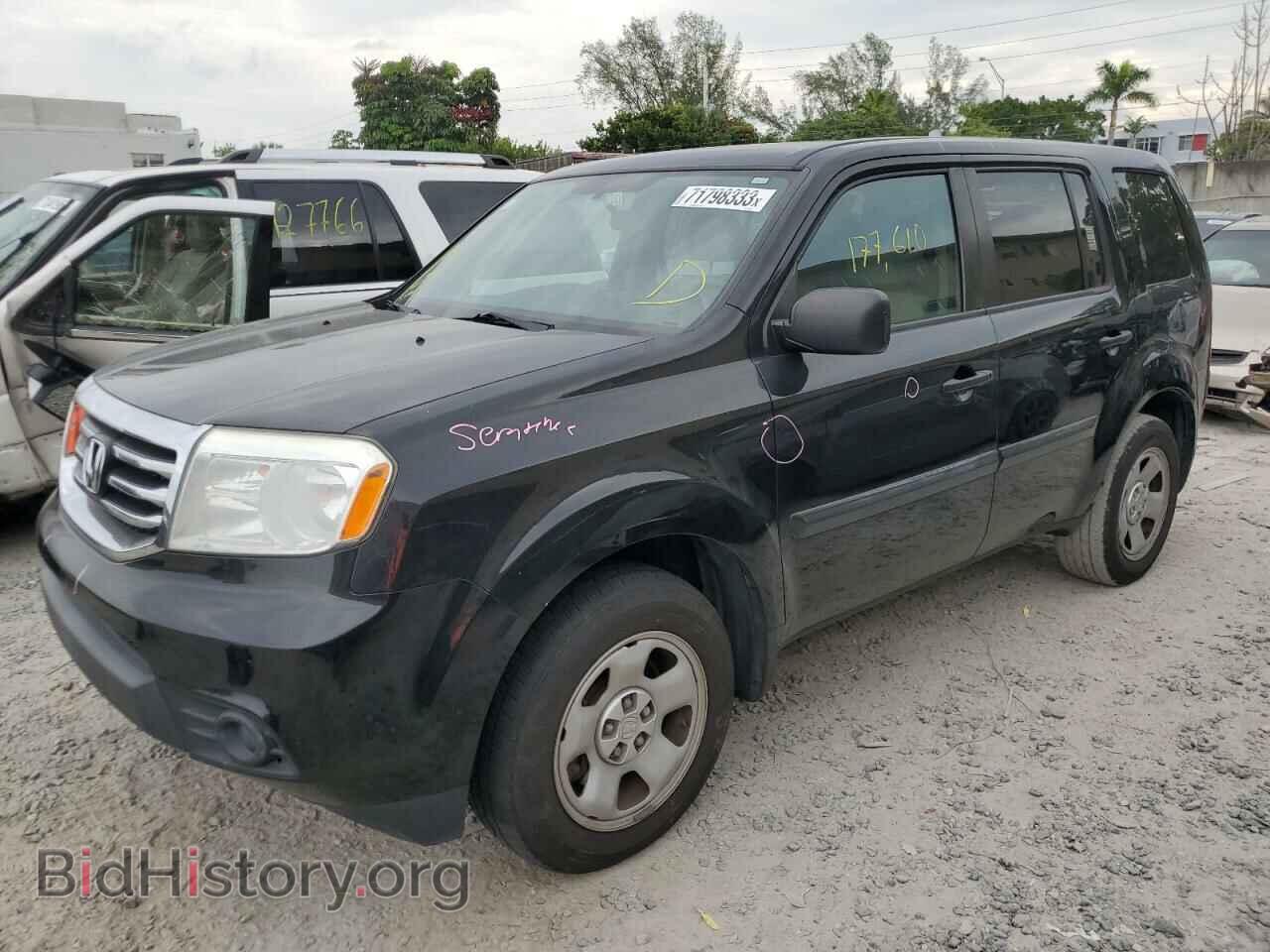 Photo 5FNYF3H2XDB042255 - HONDA PILOT 2013