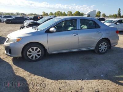2013 Toyota COROLLA Base, silver — VIN 2T1BU4EEXDC048707, Copart