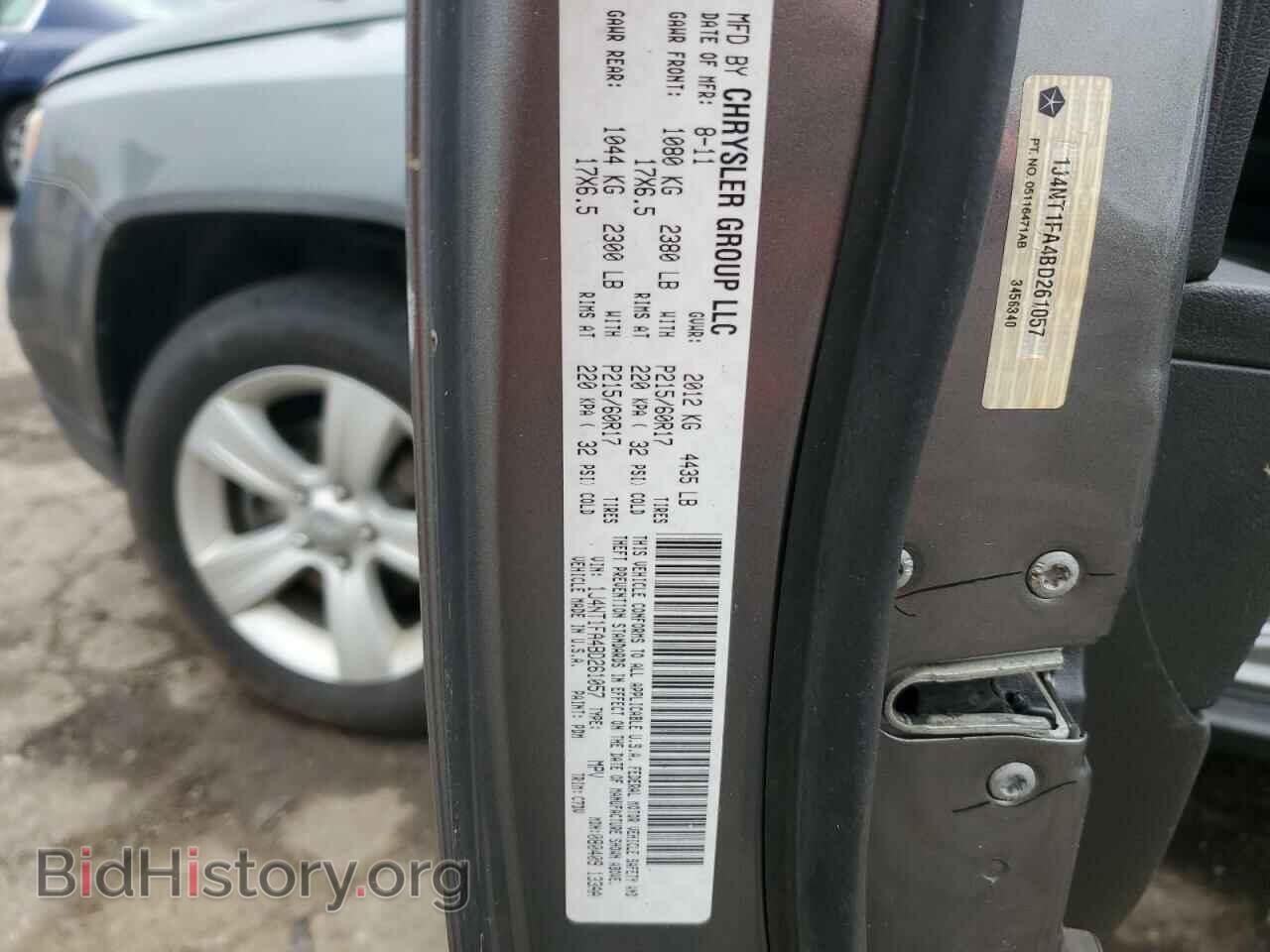 2011 JEEP COMPASS - VIN: 1J4NT1FA4BD261057 - Фото 12
