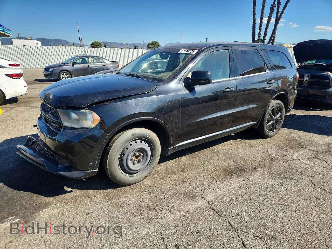 2013 Dodge DURANGO SXT (VIN 1C4RDHAG7DC667223) — photo 1 of 13, Copart, damage: front end