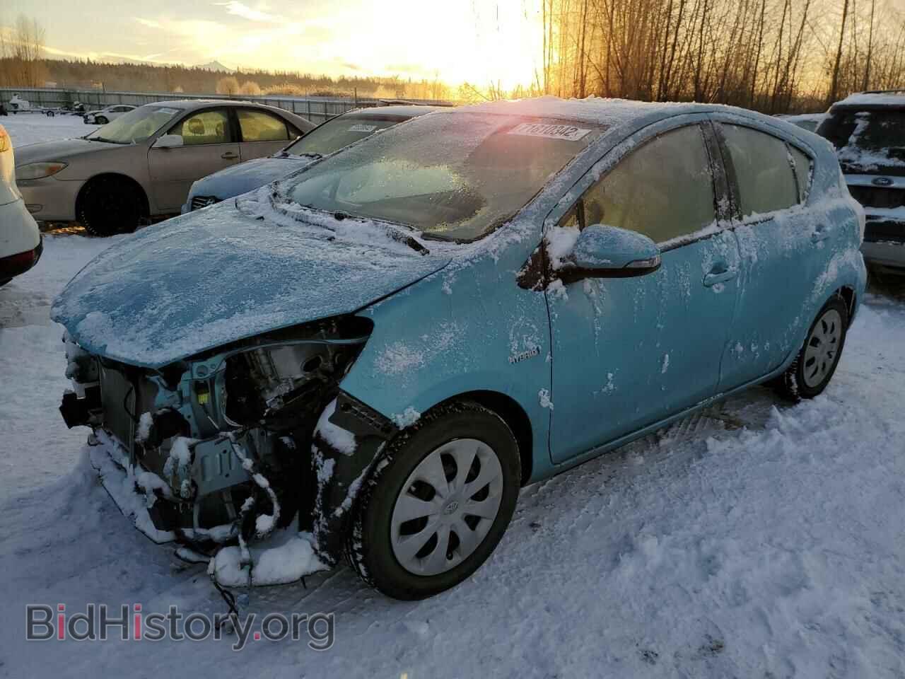 Photo JTDKDTB36E1059190 - TOYOTA PRIUS 2014