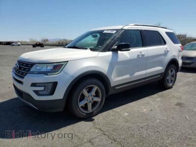 2017 Ford EXPLORER XLT, white — VIN 1FM5K8D89HGA33060, Copart