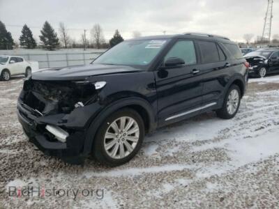 2021 Ford EXPLORER EXPLORER L, black — VIN 1FMSK8FH0MGB16435, Copart