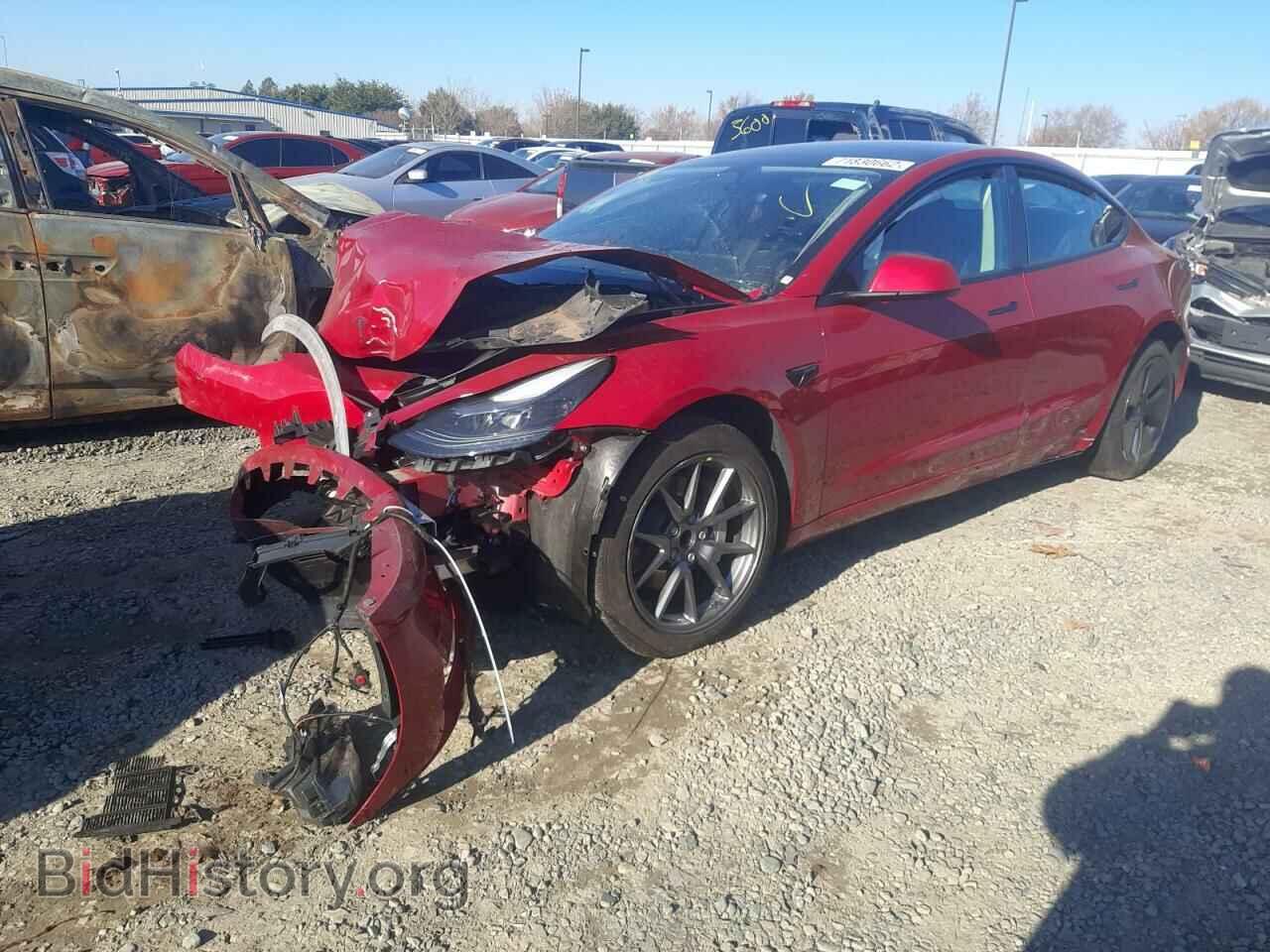 Photo 5YJ3E1EA0NF290867 - TESLA MODEL 3 2022