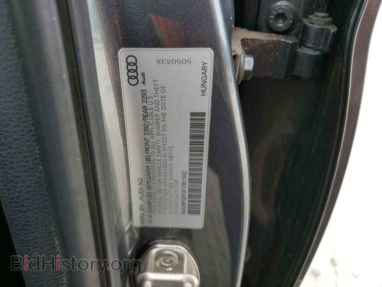 2015 AUDI A3 - VIN: WAUBFGFF3F1091342 - Фото 12