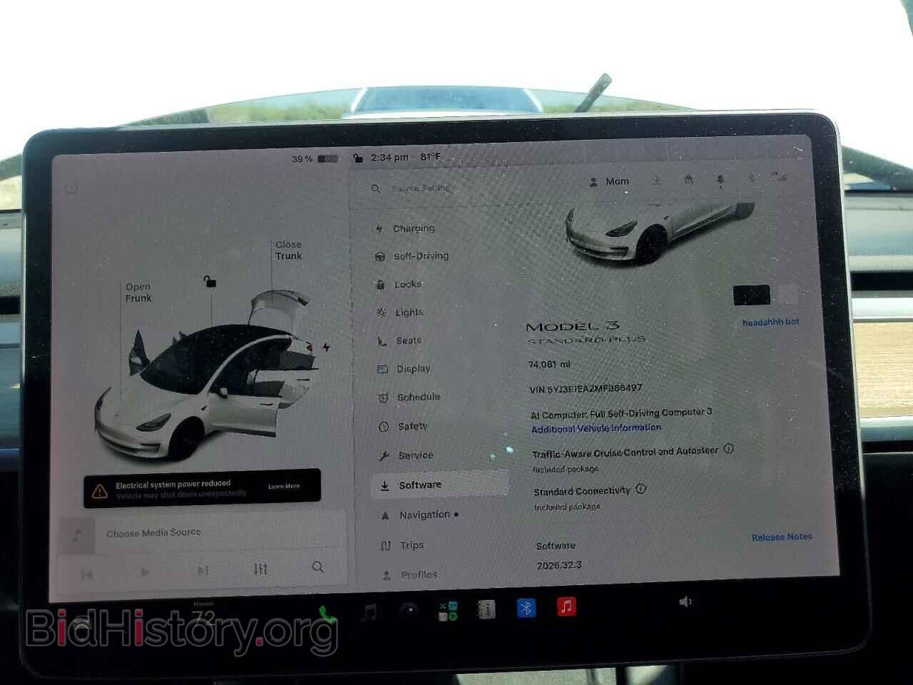 2021 TESLA MODEL 3 - VIN: 5YJ3E1EA2MF986497 - Фото 9