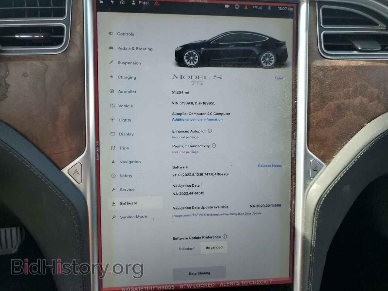 2017 TESLA MODEL S - VIN: 5YJSA1E11HF189655 - Photo 9