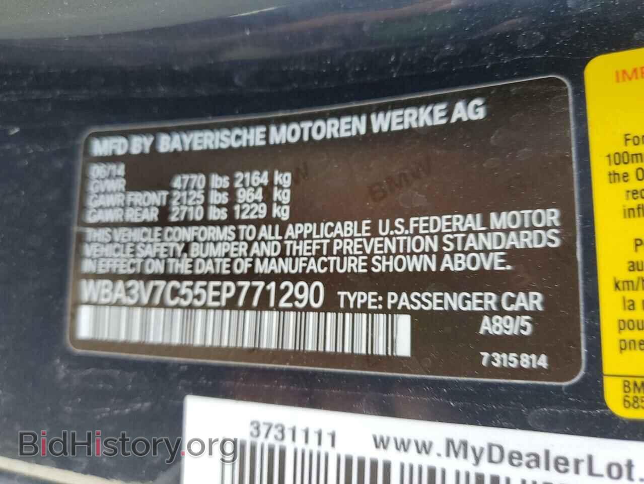 2014 BMW 4 SERIES - VIN: WBA3V7C55EP771290 - Фото 13