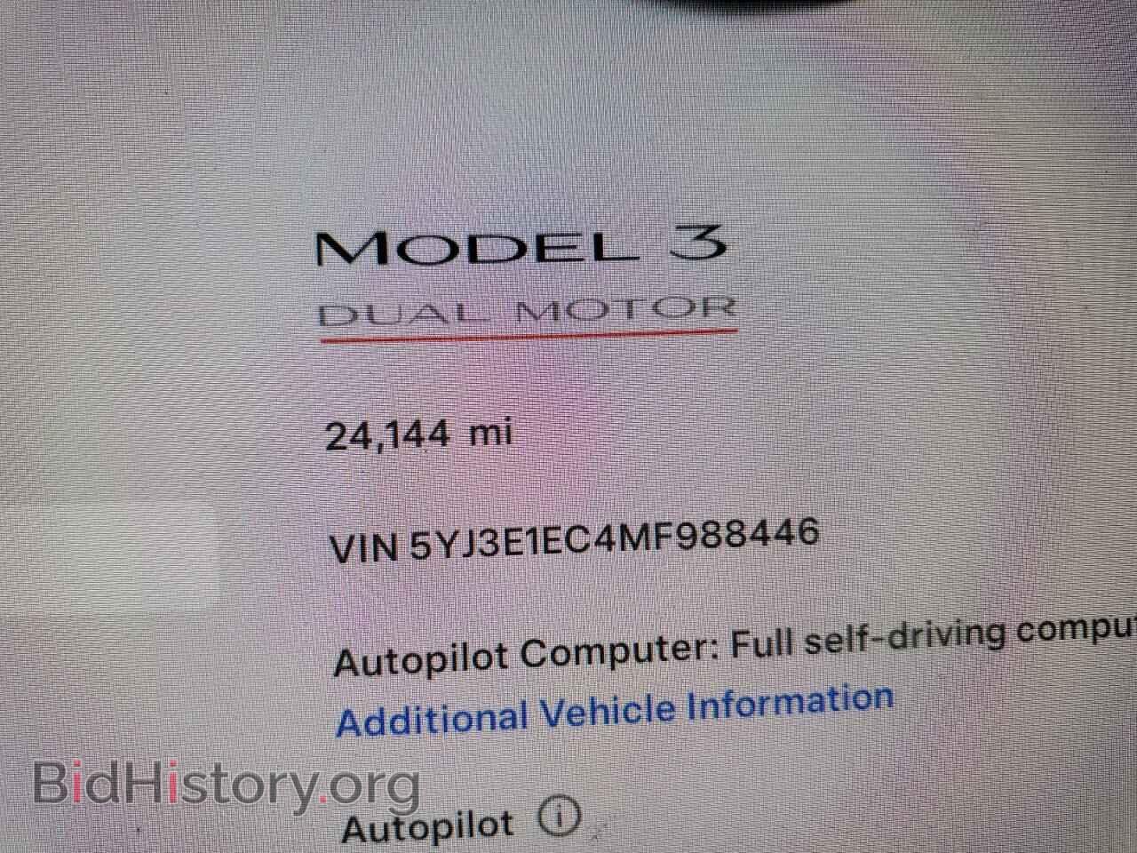 2021 TESLA MODEL 3 - VIN: 5YJ3E1EC4MF988446 - Фото 9