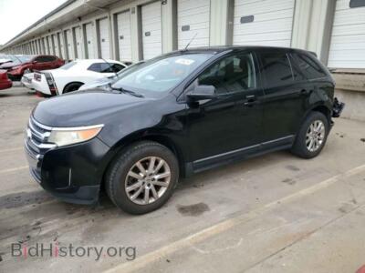 2012 Ford EDGE SEL, черный — VIN 2FMDK3J90CBA09659, Copart