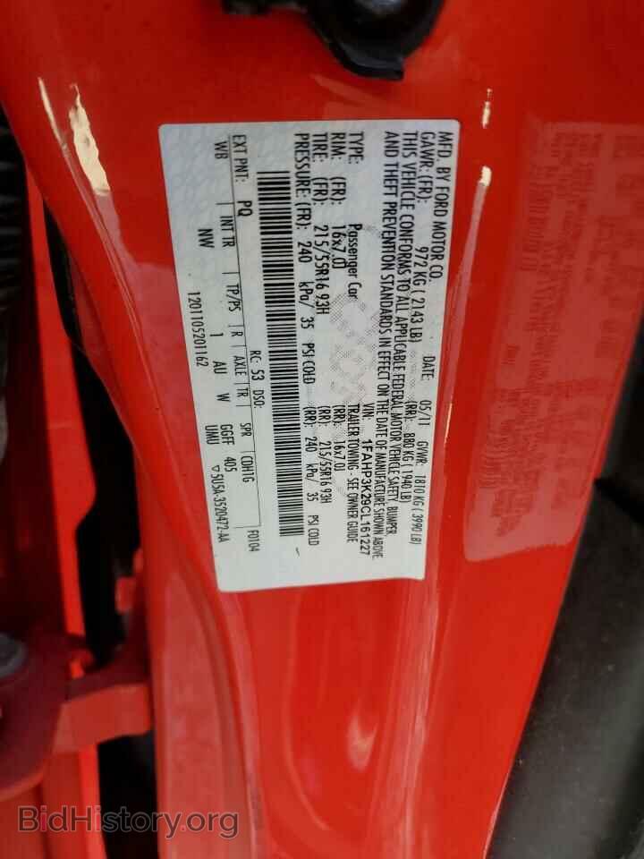 2012 FORD FOCUS - VIN: 1FAHP3K29CL161227 - Фото 13