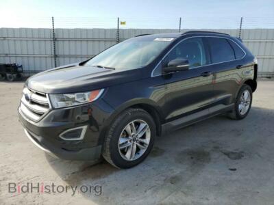 2015 Ford EDGE SEL, черный — VIN 2FMTK4J86FBB61734, Copart