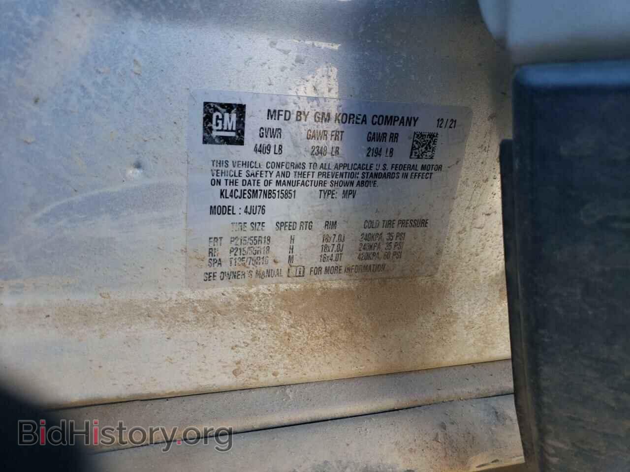 2022 BUICK ENCORE - VIN: KL4CJESM7NB515851 - Photo 13