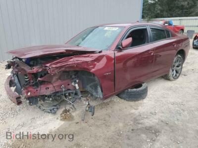 2017 Dodge CHARGER R/T, бордовый — VIN 2C3CDXCT0HH585464, Copart