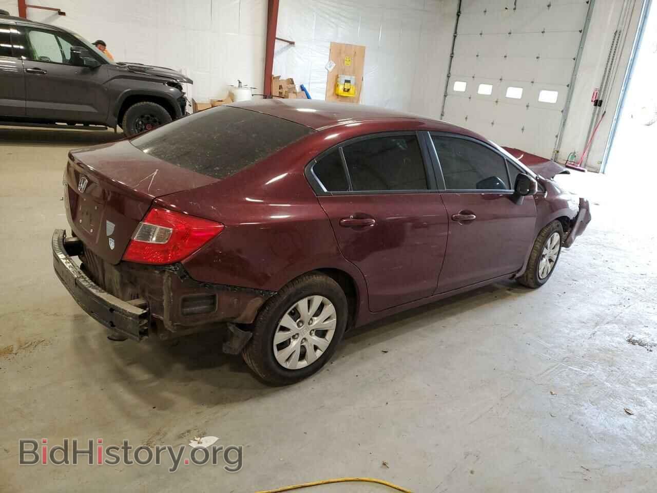 2012 HONDA CIVIC - VIN: 2HGFB2F50CH531137 - Фото 3