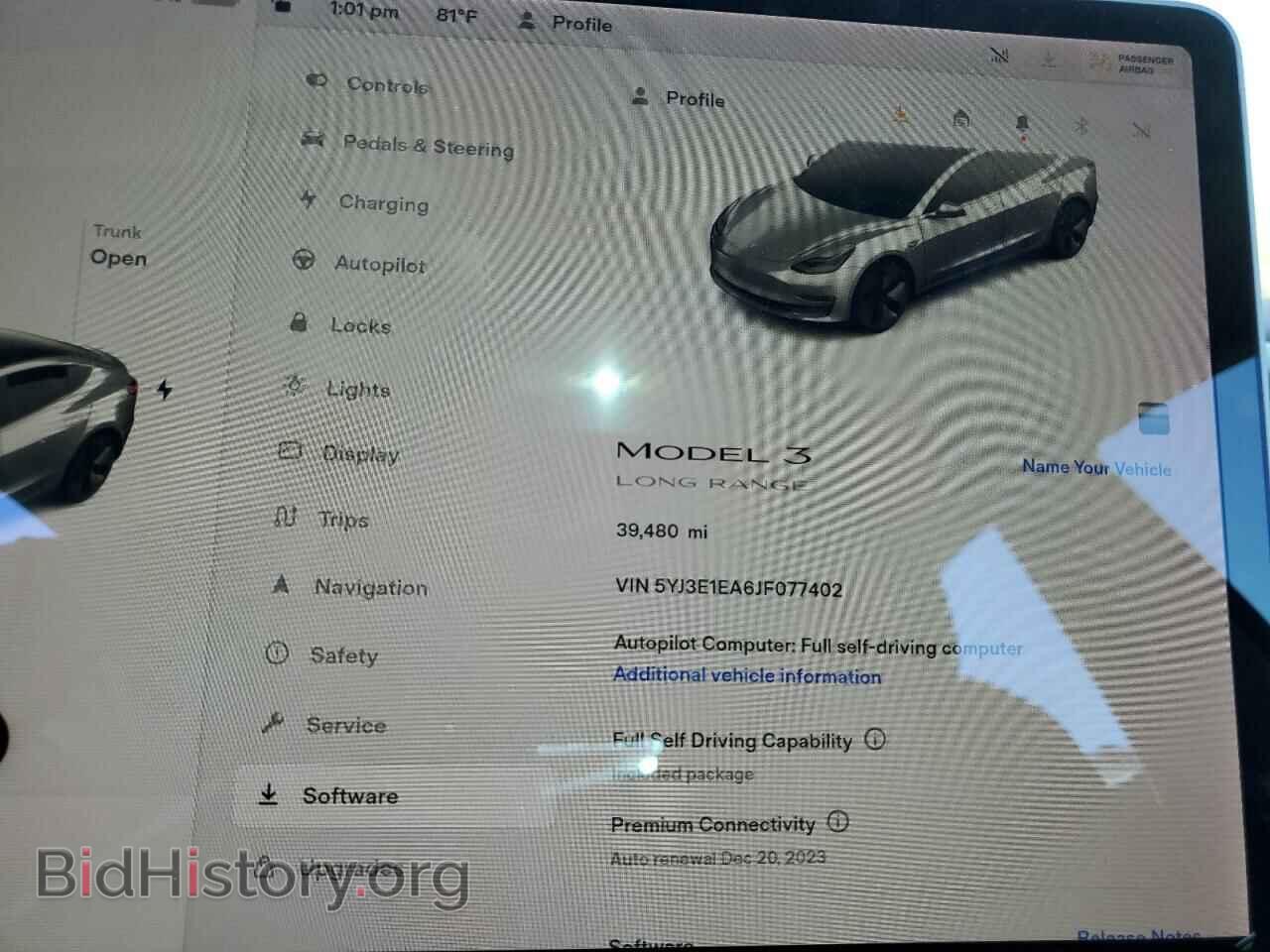 2018 TESLA MODEL 3 - VIN: 5YJ3E1EA6JF077402 - Фото 9