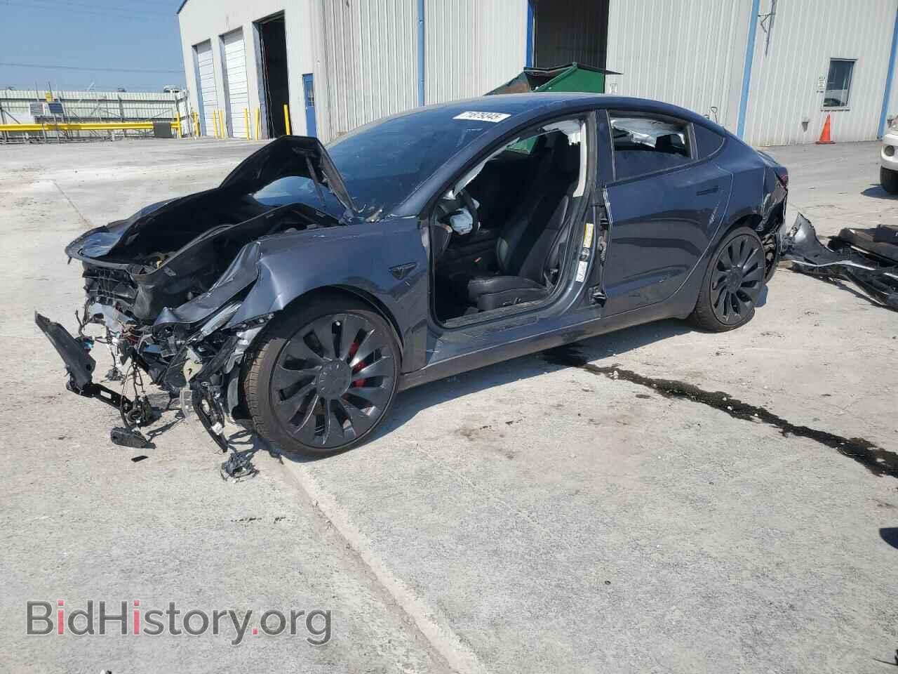 Photo 5YJ3E1EC6NF296870 - TESLA MODEL 3 2022