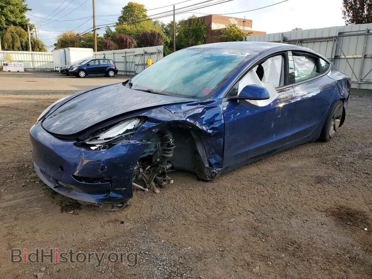 Photo 5YJ3E1EB4MF019754 - TESLA MODEL 3 2021