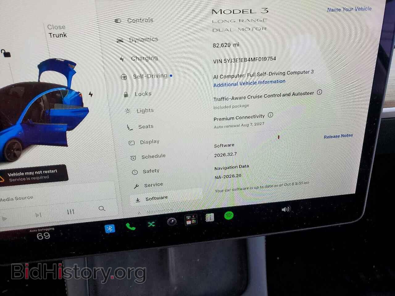 2021 TESLA MODEL 3 - VIN: 5YJ3E1EB4MF019754 - Photo 9