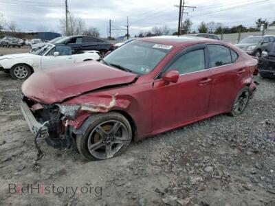 2008 Lexus IS IS 250, темно-бордовый — VIN JTHCK262882024928, Copart