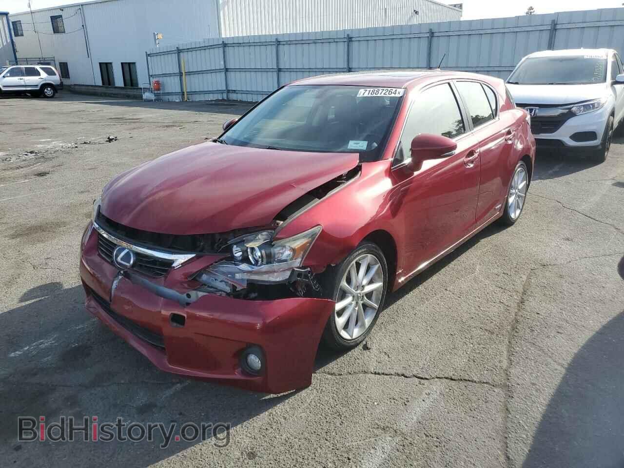 Photo JTHKD5BH1C2115050 - LEXUS CT 200 2012