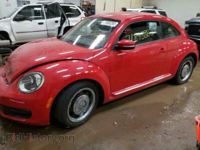 2012 Volkswagen BEETLE, red — VIN 3VWJP7AT3CM601256, Copart