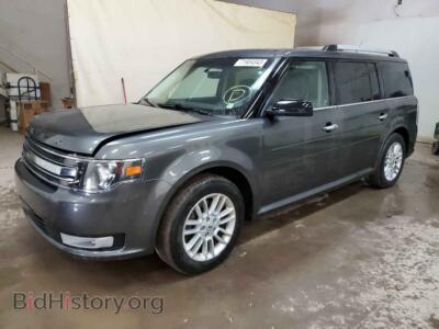2018 Ford FLEX Flex SEL, gray — VIN 2FMGK5C8XJBA08576, Copart