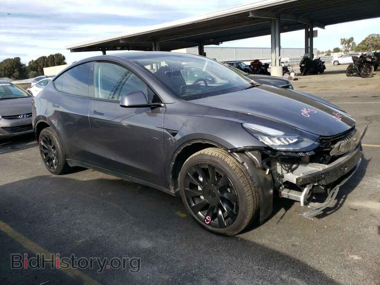 2022 TESLA MODEL Y - VIN: 7SAYGDEE3NF379002 - Фото 4