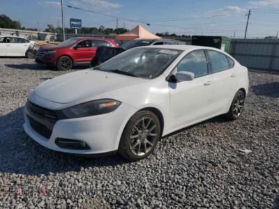 2013 Dodge DART SXT, white — VIN 1C3CDFBA4DD344573, Copart
