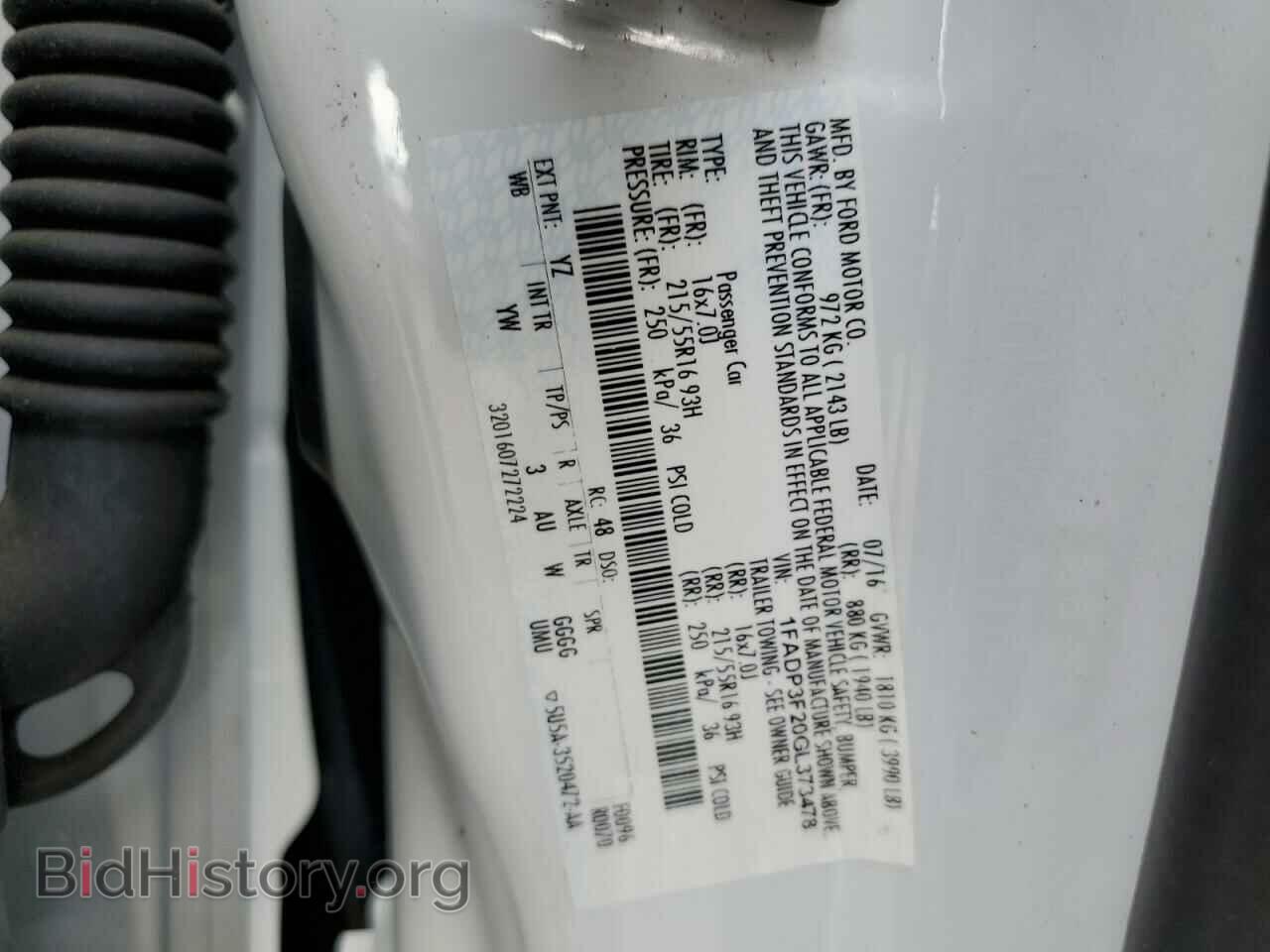 2016 FORD FOCUS - VIN: 1FADP3F20GL373478 - Photo 12