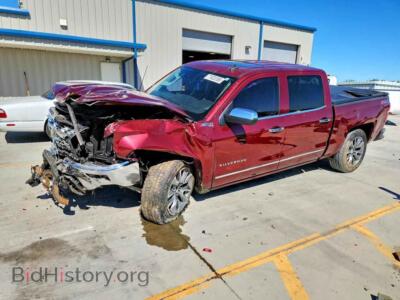2014 Chevrolet SILVERADO K1500 LTZ, темно-бордовый — VIN 3GCUKSEC8EG262121, Copart