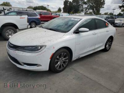 2015 Chrysler 200 Limited, white — VIN 1C3CCCABXFN633174, Copart