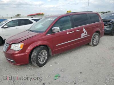 2015 Chrysler MINIVAN Touring L, красный — VIN 2C4RC1CG9FR611043, Copart