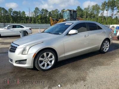 2014 Cadillac ATS, серебристый — VIN 1G6AA5RX8E0101845, Copart