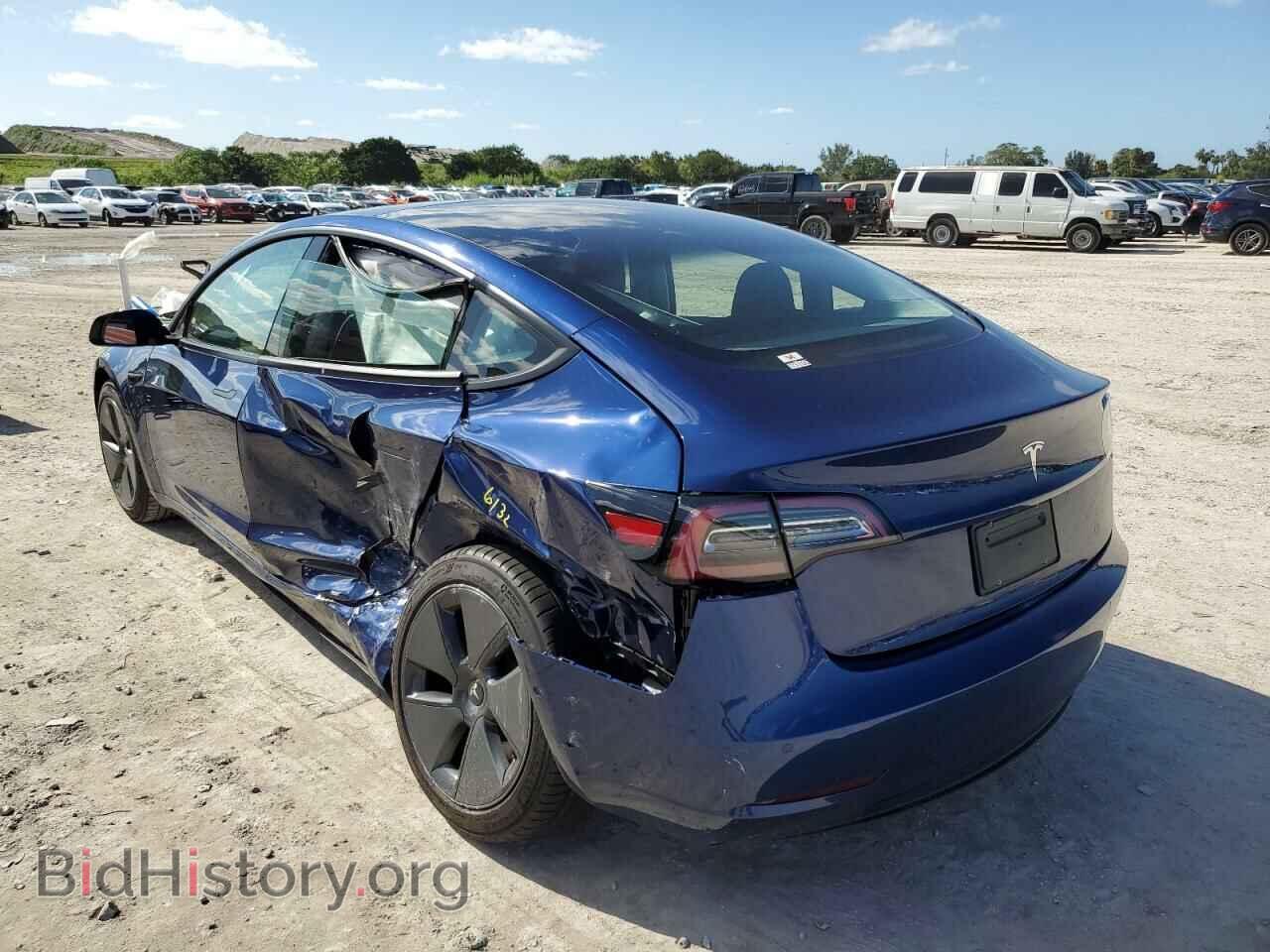 2021 TESLA MODEL 3 - VIN: 5YJ3E1EA4MF093215 - Фото 2