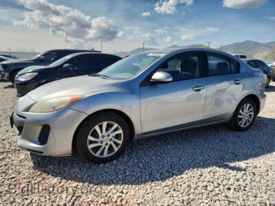 2013 Mazda 3 I, silver — VIN JM1BL1UP3D1782565, Copart